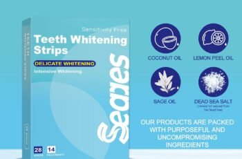 SEAAES Teeth Whitening Strips Review